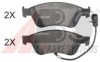 AUDI 4D0698151AB Brake Pad Set, disc brake